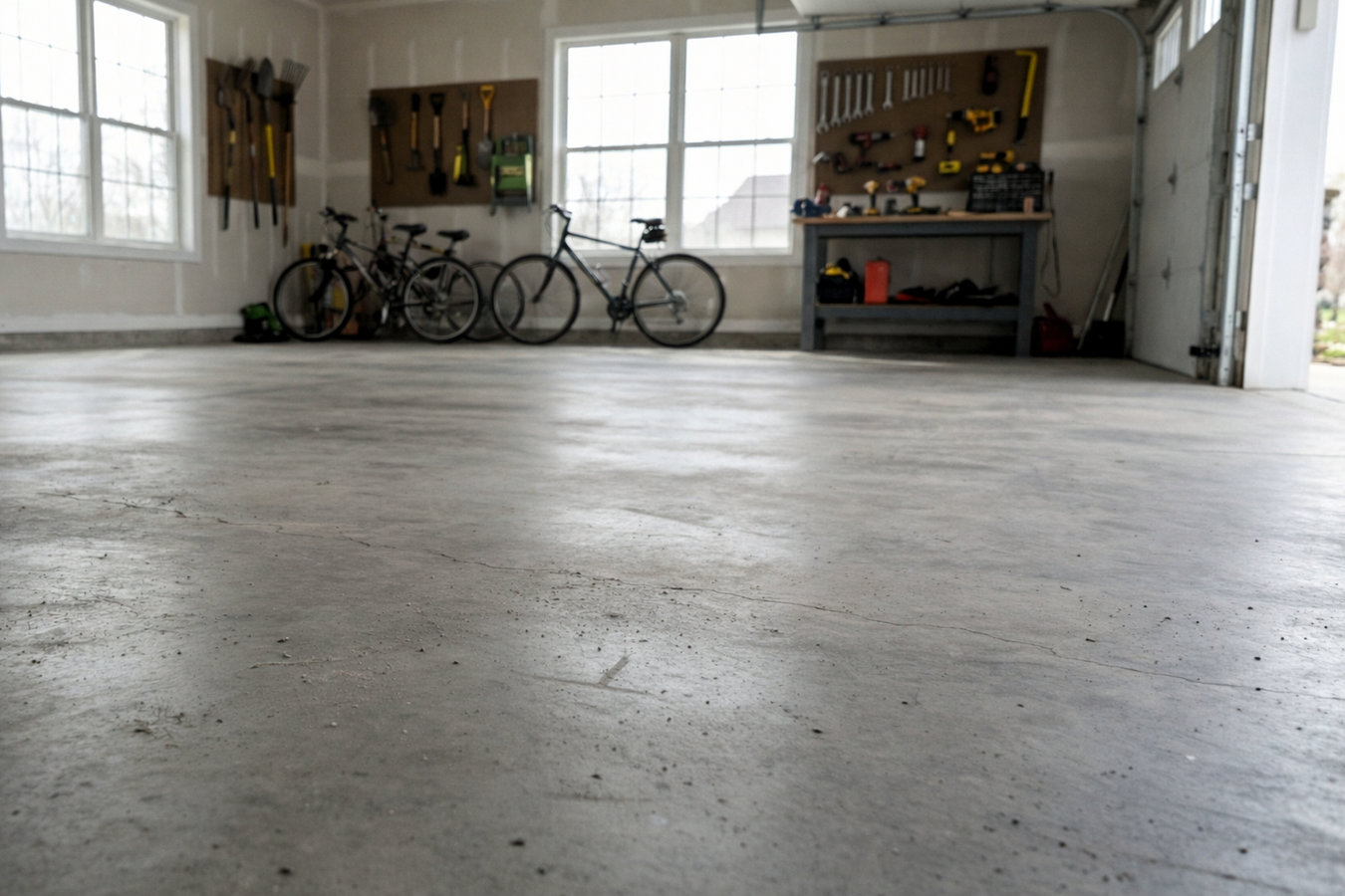 Garage floor concrete in San Mateo, CA